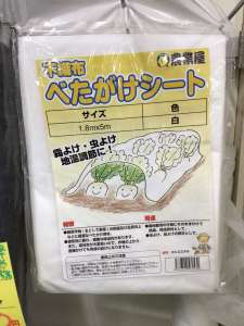 野菜苗の防寒対策を！