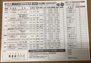 玉ねぎ苗予約受付中❗️