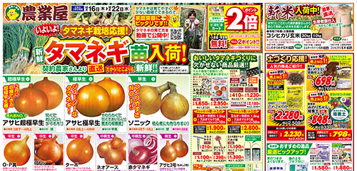 新鮮タマネギ苗入荷！！土づくり応援！！培養土・肥料など