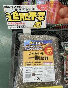 バレイショ植え付け時期になってきました！