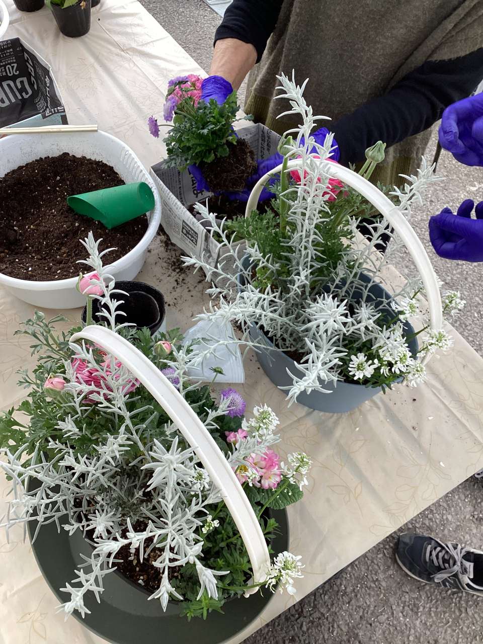 寄せ植え教室を開催しました！