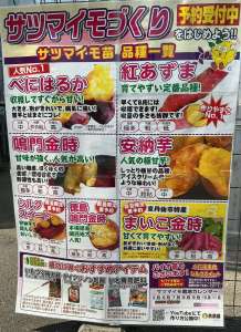 さつまいも苗のご予約