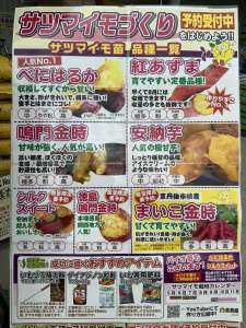 さつまいも苗　予約承り中‼️