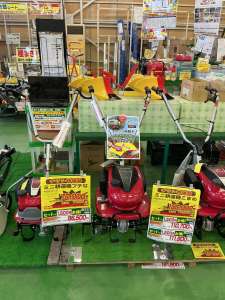 秋の畑仕事に！耕うん機もお買い得！